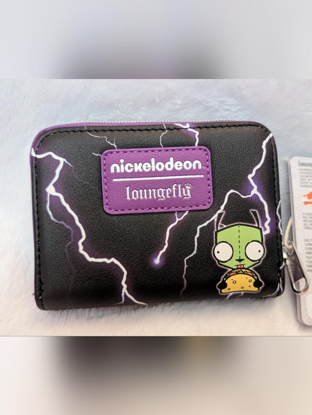 Low Start 🔥 loungefly invader zim Zip Wallet New With Tags - Picture 2 of 4